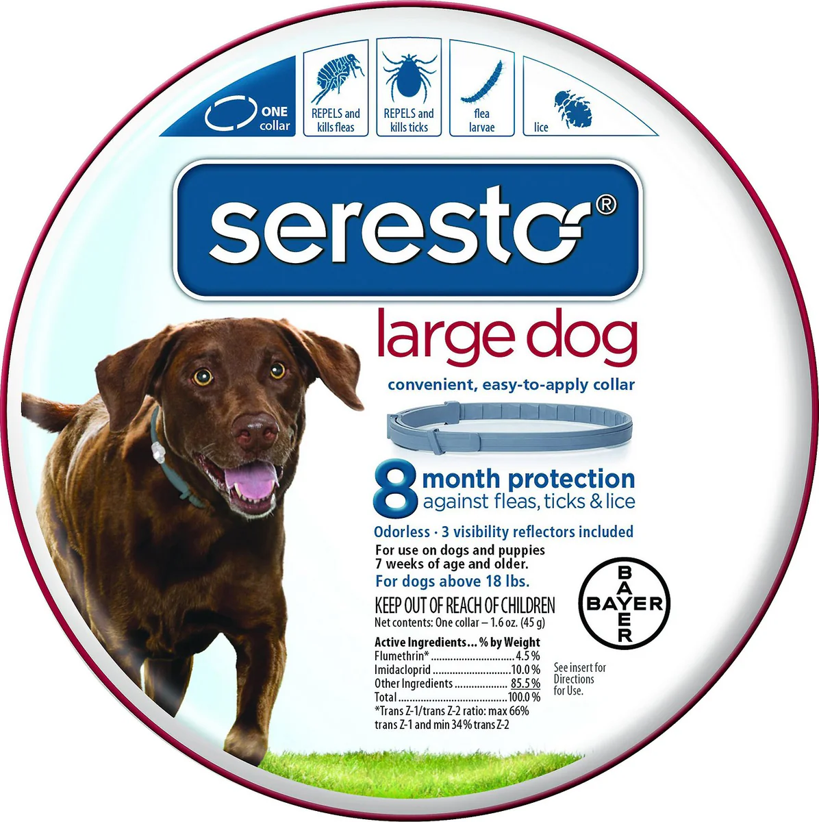 Seresto Flea and Tick Collar for Large Dogs
