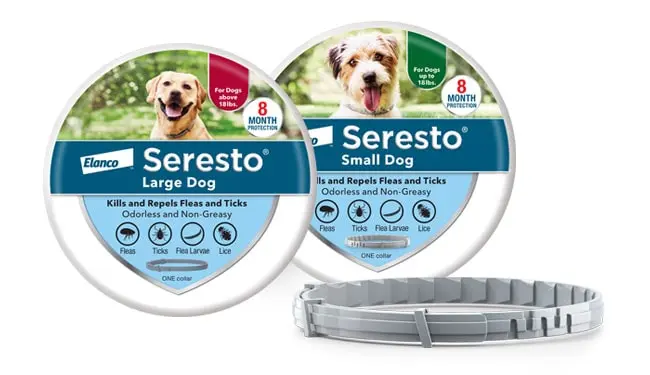 Seresto Large Dog Flea & Tick Collar (18+ lbs)